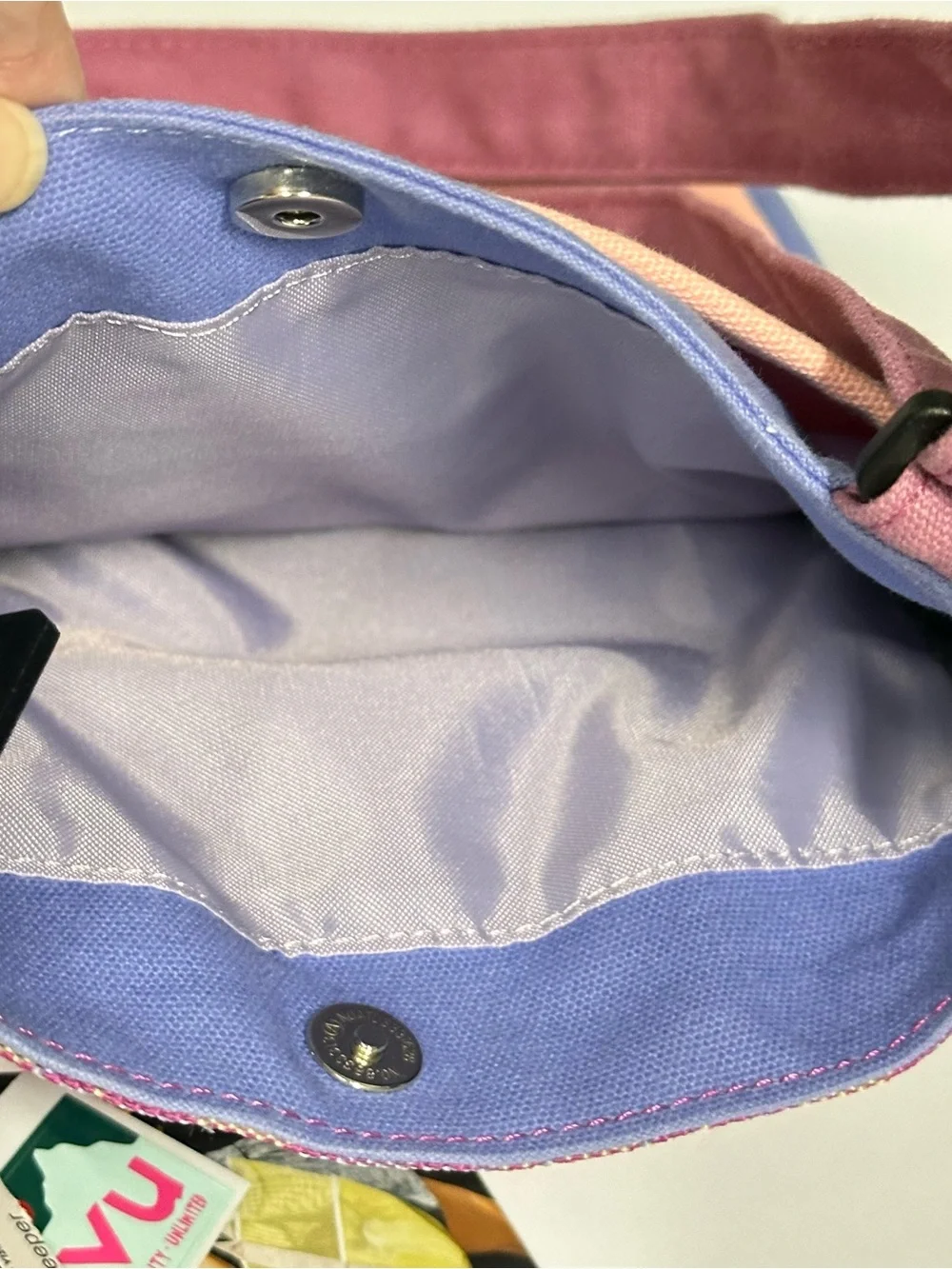 Kavu Keeper Fruit Frenzy Crossbody Bag 2023 917-2228 Peach Blue Plum